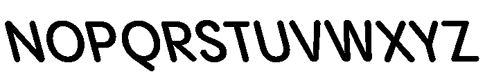 Pangram Sans Rounded Compact Variable 22 Font UPPERCASE