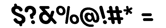 Pangram Sans Rounded Compact Variable 23 Font OTHER CHARS