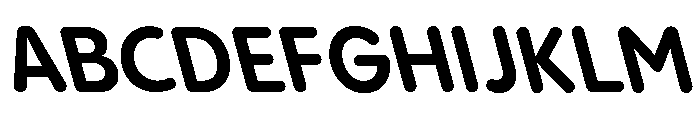 Pangram Sans Rounded Compact Variable 23 Font UPPERCASE
