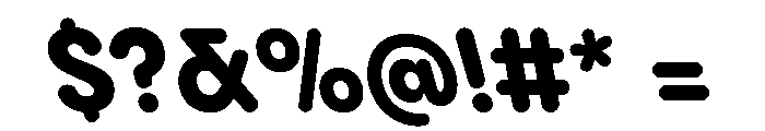 Pangram Sans Rounded Compact Variable 24 Font OTHER CHARS