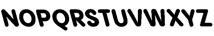 Pangram Sans Rounded Compact Variable 24 Font UPPERCASE