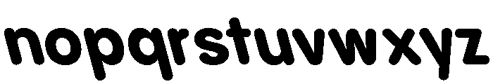 Pangram Sans Rounded Compact Variable 24 Font LOWERCASE