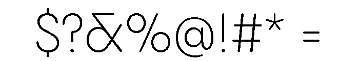 Pangram Sans Rounded Compact Variable 3 Font OTHER CHARS