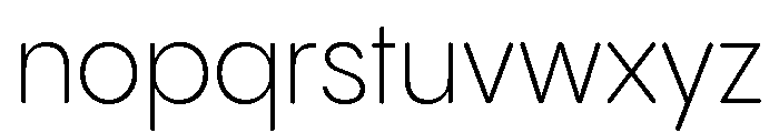Pangram Sans Rounded Compact Variable 3 Font LOWERCASE