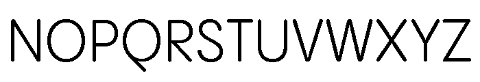 Pangram Sans Rounded Compact Variable 4 Font UPPERCASE
