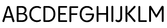 Pangram Sans Rounded Compact Variable 5 Font UPPERCASE