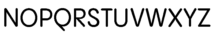 Pangram Sans Rounded Compact Variable 5 Font UPPERCASE