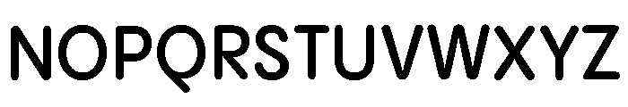 Pangram Sans Rounded Compact Variable 6 Font UPPERCASE