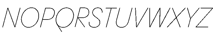 Pangram Sans Rounded Compact Variable 9 Font UPPERCASE
