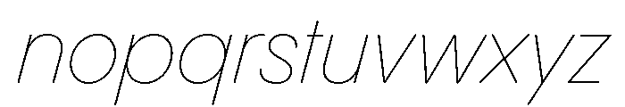 Pangram Sans Rounded Compact Variable 9 Font LOWERCASE