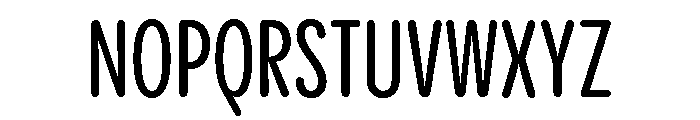 Pangram Sans Rounded Compressed Medium Font UPPERCASE