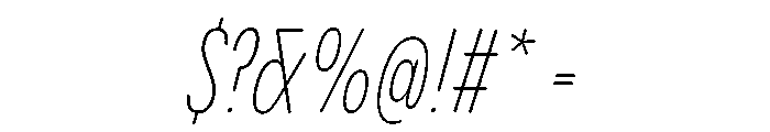 Pangram Sans Rounded Compressed Variable 10 Font OTHER CHARS