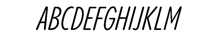Pangram Sans Rounded Compressed Variable 12 Font UPPERCASE
