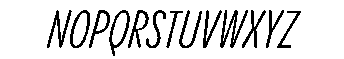 Pangram Sans Rounded Compressed Variable 12 Font UPPERCASE