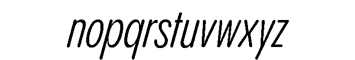 Pangram Sans Rounded Compressed Variable 12 Font LOWERCASE