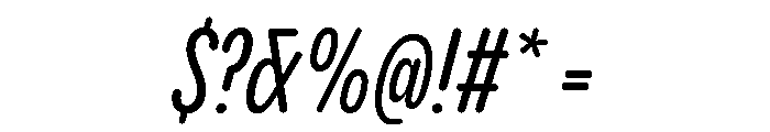 Pangram Sans Rounded Compressed Variable 13 Font OTHER CHARS