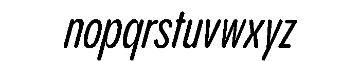 Pangram Sans Rounded Compressed Variable 13 Font LOWERCASE