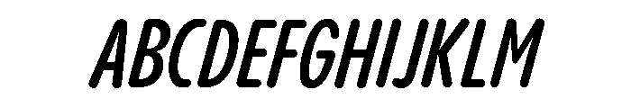 Pangram Sans Rounded Compressed Variable 14 Font UPPERCASE