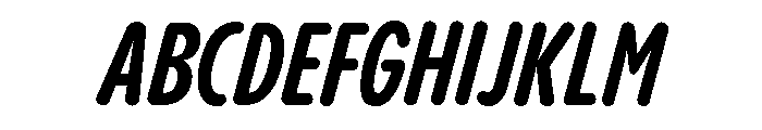 Pangram Sans Rounded Compressed Variable 15 Font UPPERCASE