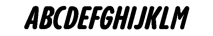 Pangram Sans Rounded Compressed Variable 16 Font UPPERCASE