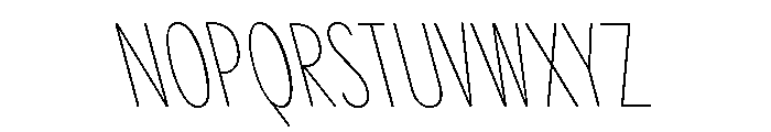 Pangram Sans Rounded Compressed Variable 17 Font UPPERCASE