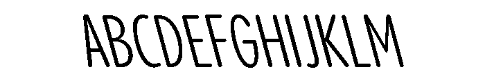 Pangram Sans Rounded Compressed Variable 20 Font UPPERCASE