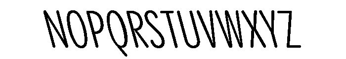 Pangram Sans Rounded Compressed Variable 20 Font UPPERCASE
