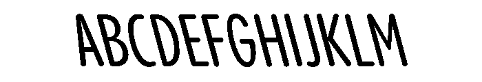 Pangram Sans Rounded Compressed Variable 21 Font UPPERCASE