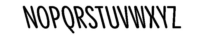 Pangram Sans Rounded Compressed Variable 21 Font UPPERCASE