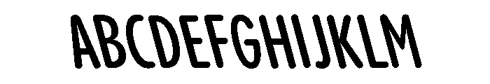 Pangram Sans Rounded Compressed Variable 22 Font UPPERCASE
