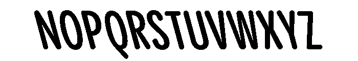 Pangram Sans Rounded Compressed Variable 22 Font UPPERCASE