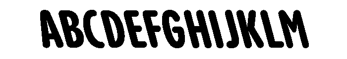 Pangram Sans Rounded Compressed Variable 24 Font UPPERCASE