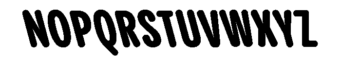Pangram Sans Rounded Compressed Variable 24 Font UPPERCASE