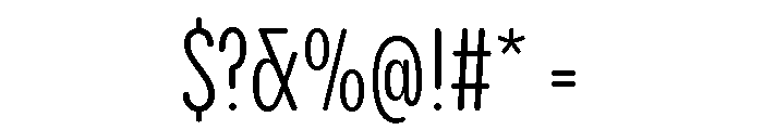 Pangram Sans Rounded Compressed Variable 4 Font OTHER CHARS