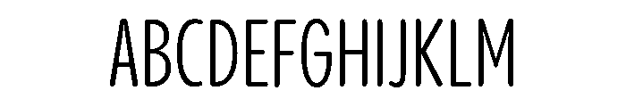 Pangram Sans Rounded Compressed Variable 4 Font UPPERCASE