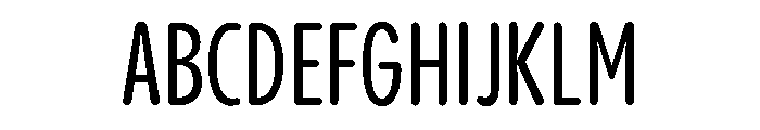 Pangram Sans Rounded Compressed Variable 5 Font UPPERCASE