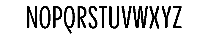 Pangram Sans Rounded Compressed Variable 5 Font UPPERCASE