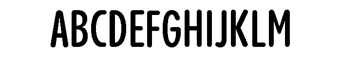 Pangram Sans Rounded Compressed Variable 6 Font UPPERCASE