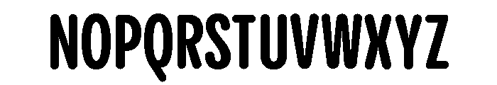 Pangram Sans Rounded Compressed Variable 7 Font UPPERCASE