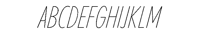 Pangram Sans Rounded Compressed Variable 9 Font UPPERCASE