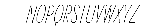 Pangram Sans Rounded Compressed Variable 9 Font UPPERCASE