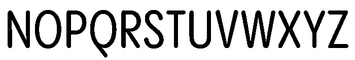 Pangram Sans Rounded Condensed Medium Font UPPERCASE