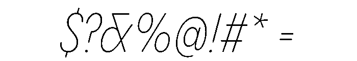 Pangram Sans Rounded Condensed Variable 10 Font OTHER CHARS