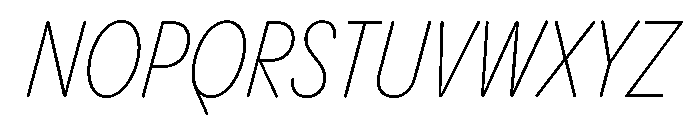 Pangram Sans Rounded Condensed Variable 10 Font UPPERCASE