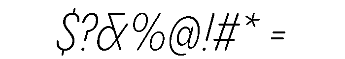 Pangram Sans Rounded Condensed Variable 11 Font OTHER CHARS