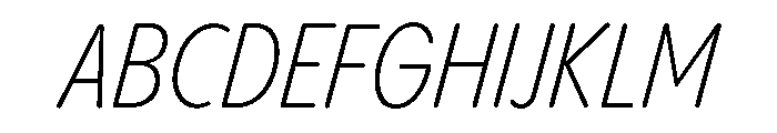 Pangram Sans Rounded Condensed Variable 11 Font UPPERCASE