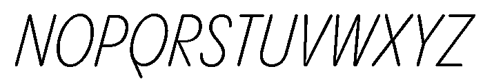 Pangram Sans Rounded Condensed Variable 11 Font UPPERCASE
