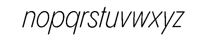 Pangram Sans Rounded Condensed Variable 11 Font LOWERCASE