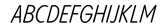 Pangram Sans Rounded Condensed Variable 12 Font UPPERCASE