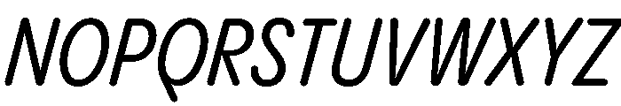 Pangram Sans Rounded Condensed Variable 13 Font UPPERCASE